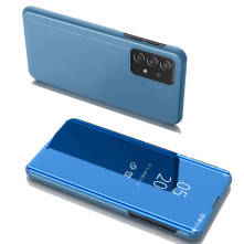 Flip telefontok átlátszó előlappal Samsung Galaxy A6 Plus (2018) készülékhez - KÉK