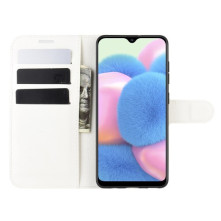 Oldalra nyíló tok Samsung Galaxy A41 telefonhoz - FEHÉR