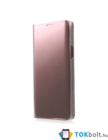 Flip telefontok átlátszó előlappal Samsung Galaxy S9 készülékhez - RÓZSAARANY
