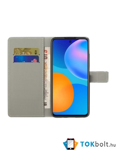 Oldalra nyíló mintás telefontok Samsung Galaxy A33 5G telefonhoz - ÉLÉNK PILLANGÓ
