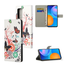 Oldalra nyíló mintás telefontok Samsung Galaxy A33 5G telefonhoz - ÉLÉNK PILLANGÓ