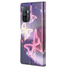 Oldalra nyíló mintás telefontok Samsung Galaxy A53 5G telefonhoz - ÁLOM PILLANGÓ