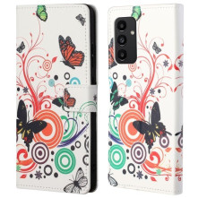 Oldalra nyíló mintás telefontok Samsung Galaxy A13 4G telefonhoz - ÉLÉNK PILLANGÓ