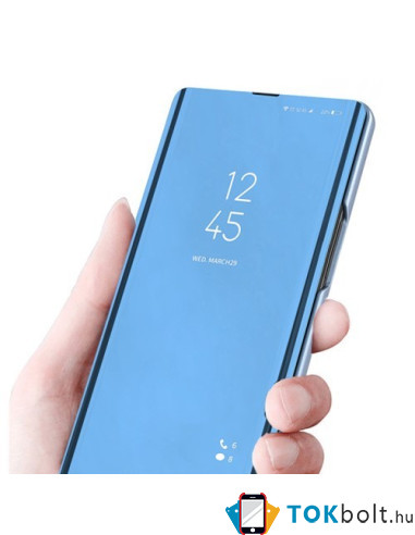Flip telefontok átlátszó előlappal Samsung Galaxy A13 4G készülékhez - RÓZSAARANY