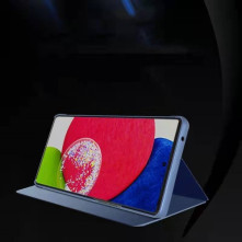 Flip telefontok átlátszó előlappal Samsung Galaxy A13 4G készülékhez - RÓZSAARANY