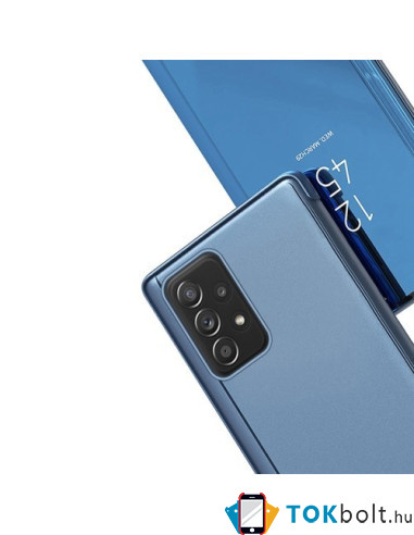 Oldalra nyíló tok Samsung Galaxy A53 5G telefonhoz - EZÜST