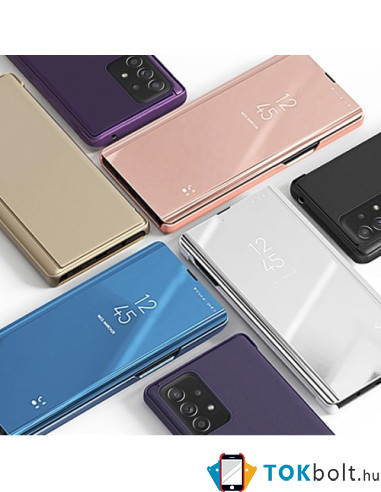 Oldalra nyíló tok Samsung Galaxy A53 5G telefonhoz - EZÜST