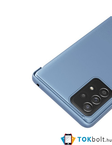 Flip telefontok átlátszó előlappal Samsung Galaxy A53 5G készülékhez - ARANY