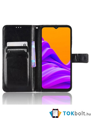 Oldalra nyíló tok Samsung Galaxy Xcover 6 Pro telefonhoz - FEKETE