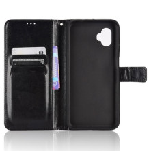 Oldalra nyíló tok Samsung Galaxy Xcover 6 Pro telefonhoz - FEKETE