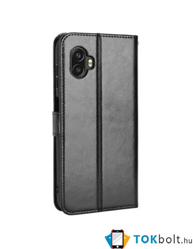 Oldalra nyíló tok Samsung Galaxy Xcover 6 Pro telefonhoz - FEKETE