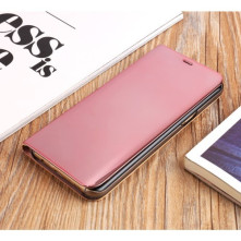 Flip telefontok átlátszó előlappal Samsung Galaxy S8 Plus készülékhez - RÓZSAARANY