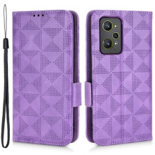 Oldalra nyíló tok Realme GT Neo2 telefonhoz - LILA