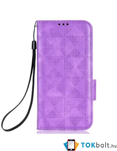 Oldalra nyíló tok Realme GT Neo2 telefonhoz - LILA
