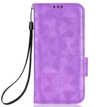 Oldalra nyíló tok Realme GT Neo2 telefonhoz - LILA