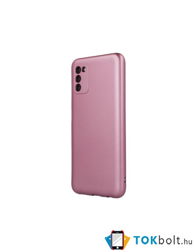 METALLIC kemény tok Samsung Galaxy A53 5G készülékhez - RÓZSAARANY