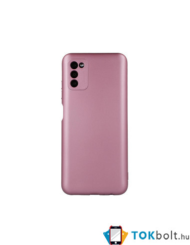 METALLIC kemény tok Samsung Galaxy A53 5G készülékhez - RÓZSAARANY