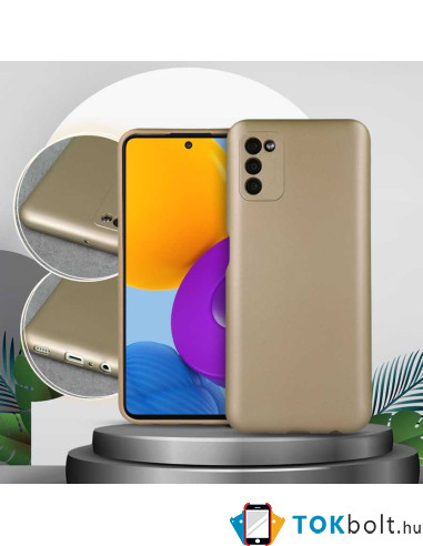 METALLIC kemény tok Samsung Galaxy A23 5G készülékhez - ARANY