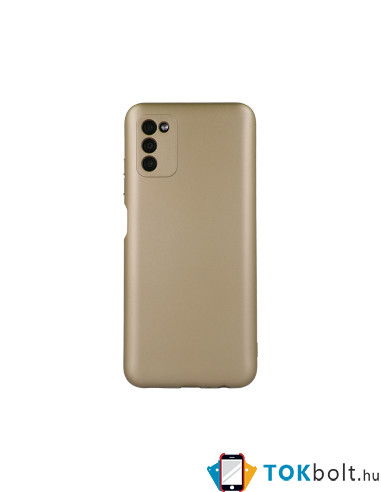 METALLIC kemény tok Samsung Galaxy A23 5G készülékhez - ARANY