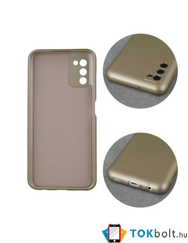 METALLIC kemény tok Samsung Galaxy A23 5G készülékhez - ARANY
