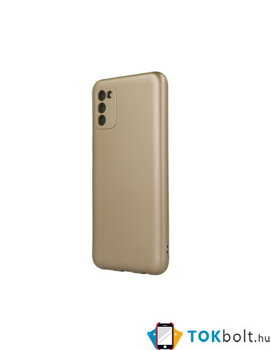 METALLIC kemény tok Samsung Galaxy A23 5G készülékhez - ARANY