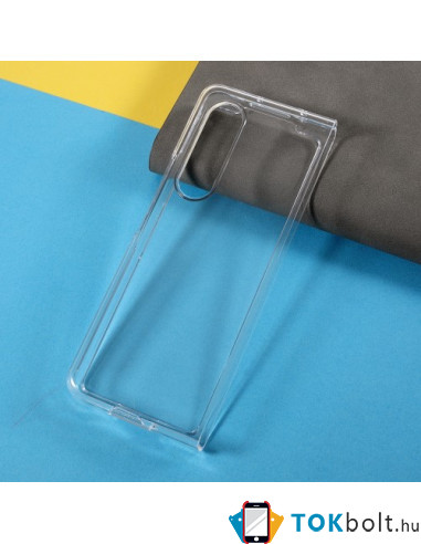 Kemény telefontok Samsung Galaxy Z Fold3 5G készülékhez - ÁTTETSZŐ
