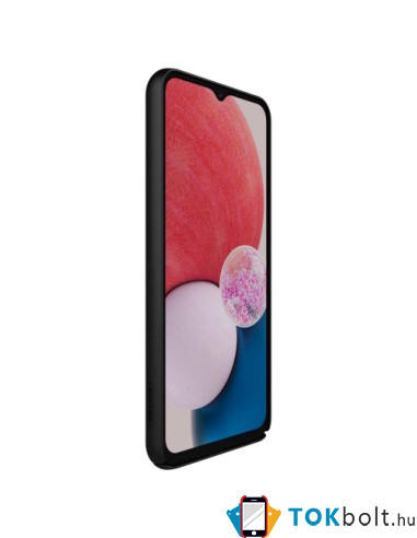 NILLKIN masszív tok kameravédővel Samsung Galaxy A13 4G telefonhoz - FEKETE
