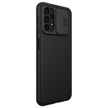 NILLKIN masszív tok kameravédővel Samsung Galaxy A13 4G telefonhoz - FEKETE