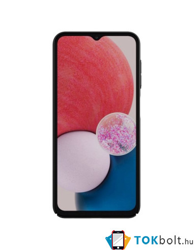 NILLKIN masszív tok kameravédővel Samsung Galaxy A13 4G telefonhoz - FEKETE
