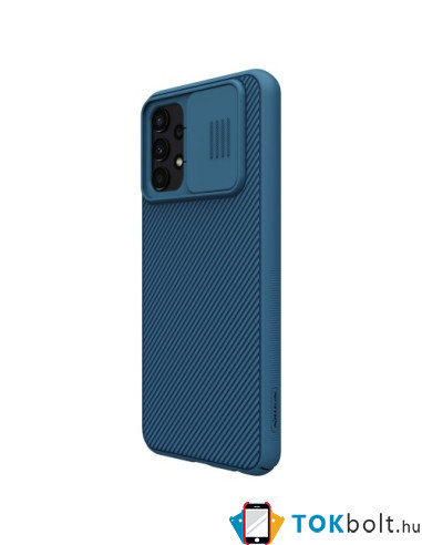 NILLKIN masszív tok kameravédővel Samsung Galaxy A13 4G telefonhoz - KÉK