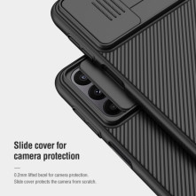 NILLKIN masszív tok kameravédővel Samsung Galaxy A23 5G telefonhoz - FEKETE