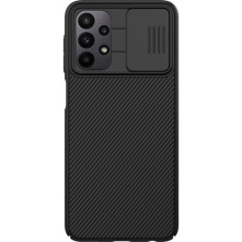 NILLKIN masszív tok kameravédővel Samsung Galaxy A23 5G telefonhoz - FEKETE