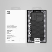 NILLKIN masszív tok kameravédővel Samsung Galaxy A23 5G telefonhoz - FEKETE