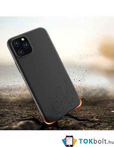 Rugalmas TPU tok Motorola Moto E40 készülékhez - FEKETE