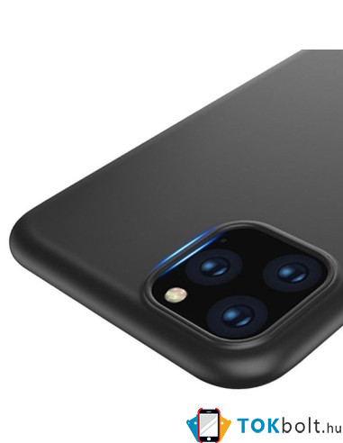 Rugalmas TPU tok Motorola Moto E40 készülékhez - FEKETE
