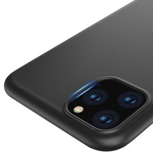 Rugalmas TPU tok Motorola Moto E40 készülékhez - FEKETE