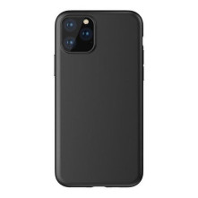 Rugalmas TPU tok Motorola Moto E40 készülékhez - FEKETE