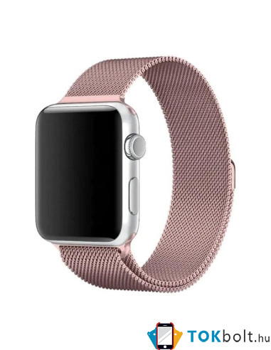 Mágneses óraszíj Apple Watch 6/5/4/3/2 / SE (44mm / 42mm) - RÓZSAARANY