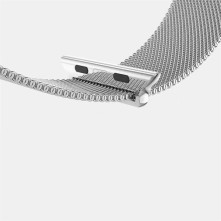 Mágneses fém óraszíj Apple Watch 7 7/8 45mm - FEKETE