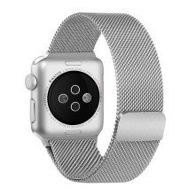 Mágneses fém óraszíj Apple Watch 7 7/8 45mm - PIROS