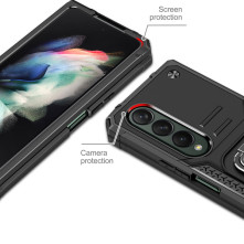 WOZINSKY gyűrűs telefontok Samsung Galaxy Z Fold4 készülékhez - RÓZSAARANY