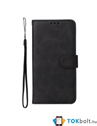 Oldalra nyíló tok Oppo A17 telefonhoz - FEKETE