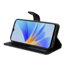 Oldalra nyíló tok Oppo A17 telefonhoz - FEKETE