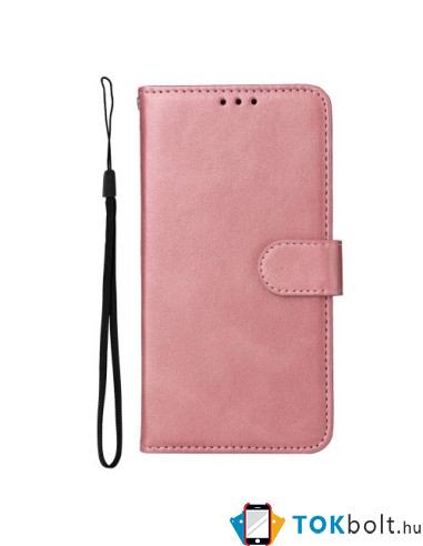 Oldalra nyíló tok Oppo A17 telefonhoz - RÓZSAARANY