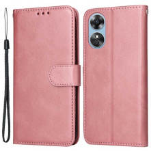 Oldalra nyíló tok Oppo A17 telefonhoz - RÓZSAARANY