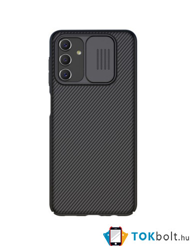 NILLKIN masszív tok kameravédővel Samsung Galaxy A04s / A13 5G telefonhoz - FEKETE
