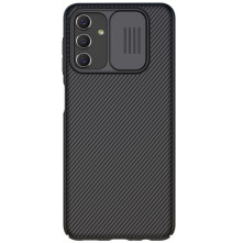 NILLKIN masszív tok kameravédővel Samsung Galaxy A04s / A13 5G telefonhoz - FEKETE