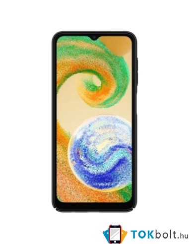 NILLKIN masszív tok kameravédővel Samsung Galaxy A04s / A13 5G telefonhoz - FEKETE