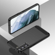 Samsung Galaxy S23 karbon mintás tok - FEKETE