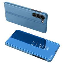 Flip telefontok átlátszó előlappal Samsung Galaxy S23 készülékhez - KÉK